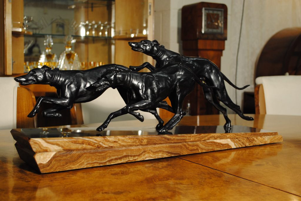 art deco bronze
