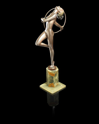 josef lorenzl bronze art deco
