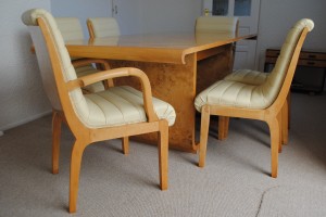 Art Deco Dining Table and 6 Chairs