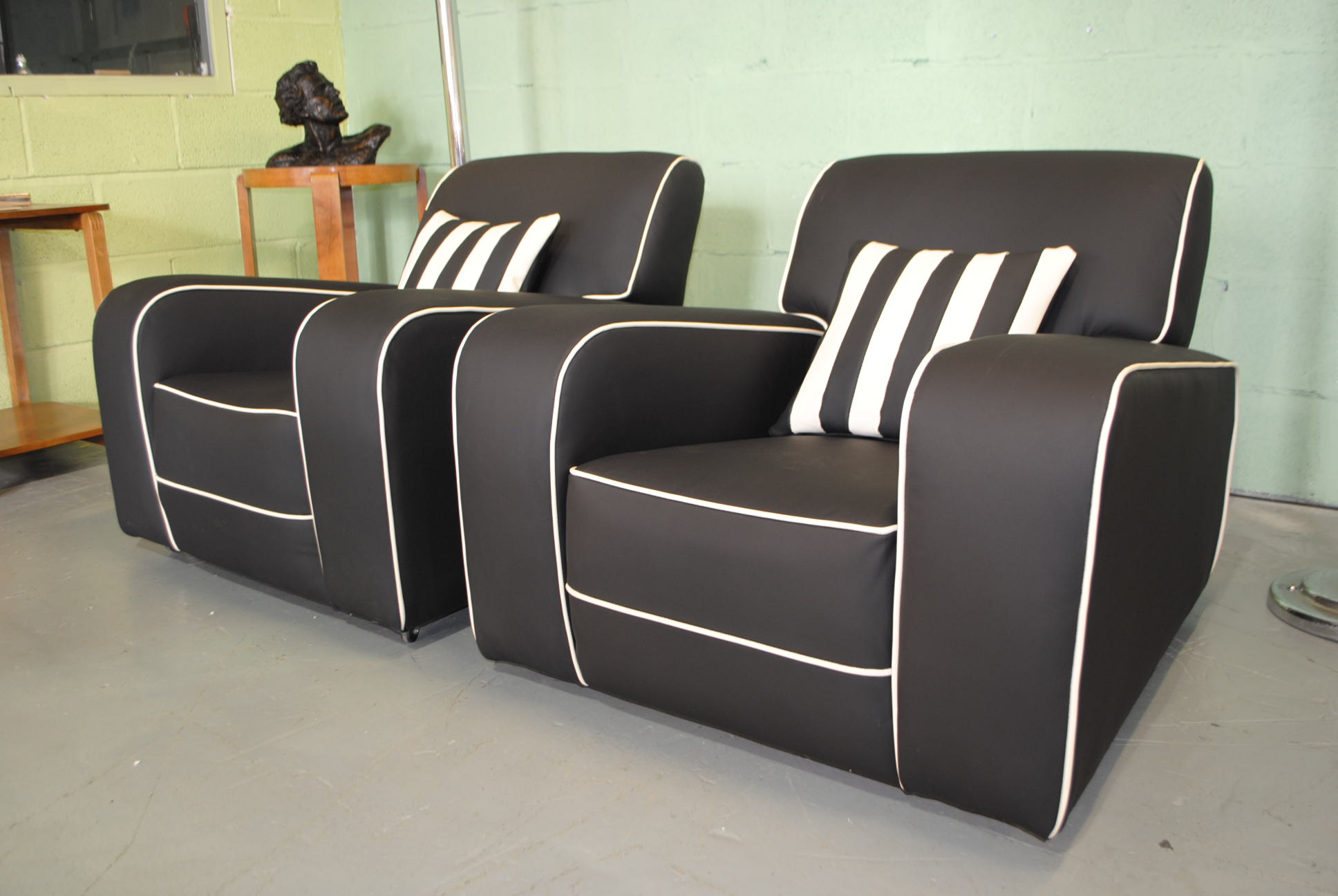 Original Art Deco Armchairs || Cloud 9, Art Deco Furniture Sales