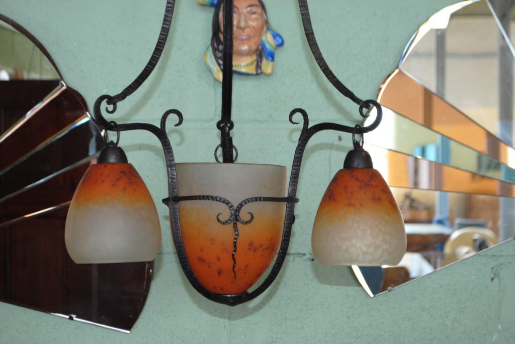 Art Deco Charles Schneider Chandelier