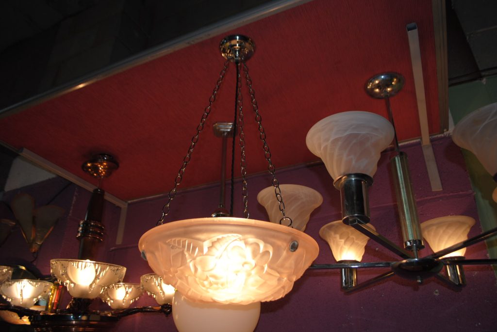 Art Deco Degue Plafonnier
