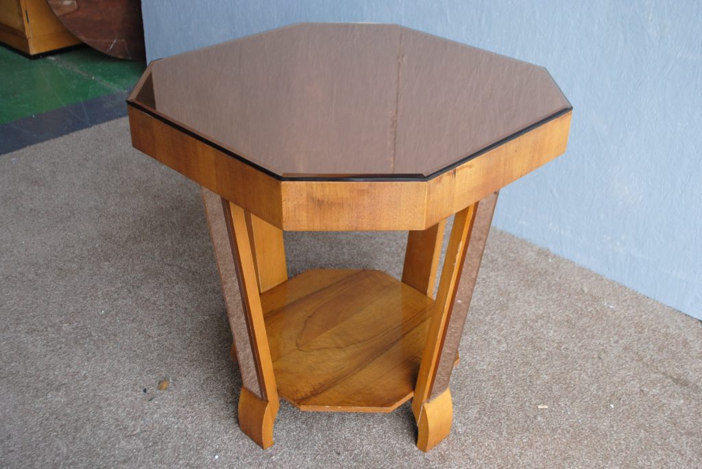 Art Deco Mirrored Occasional Table