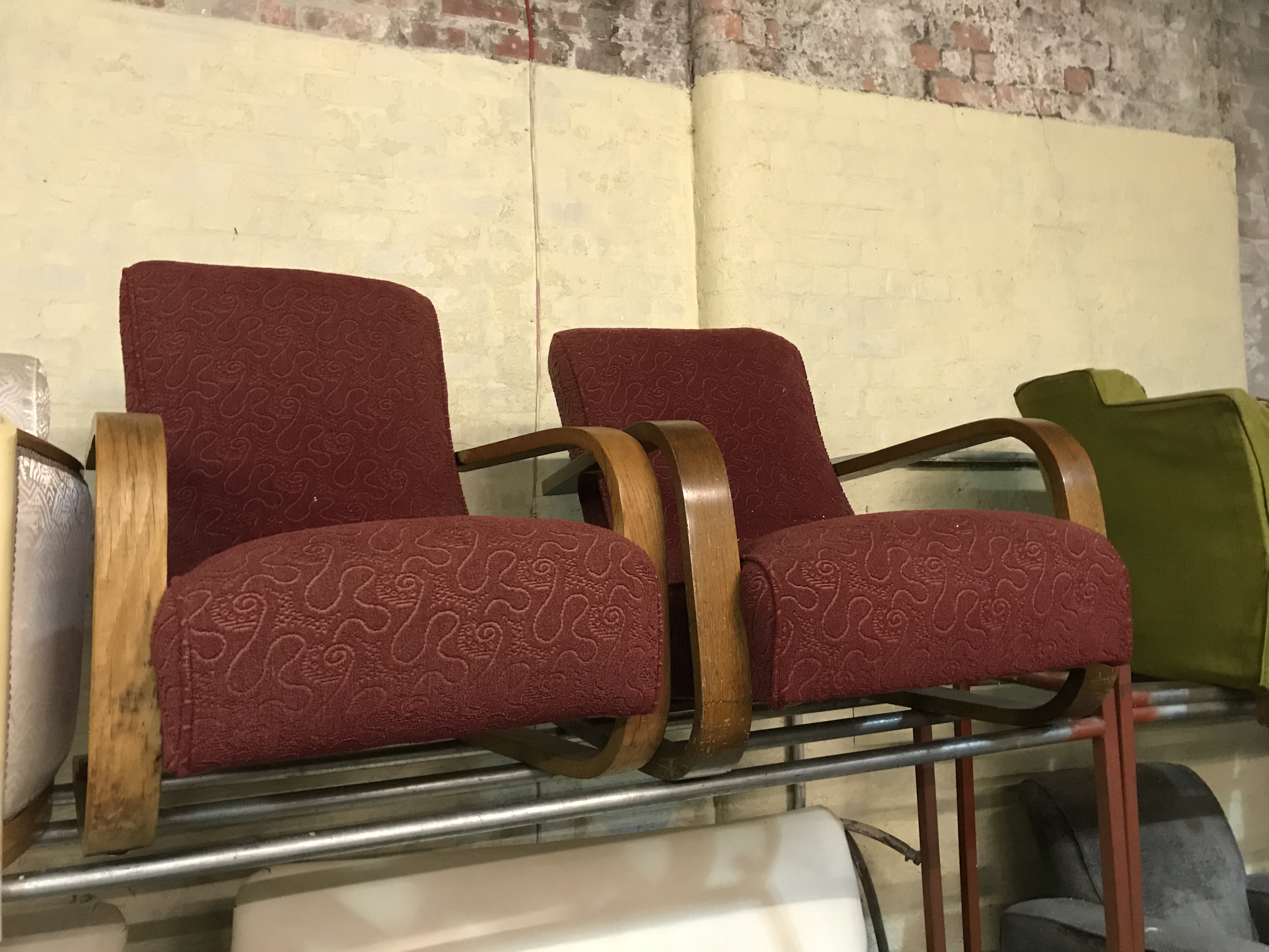 Pair of Original Art Deco Lounge Bentwood Chairs || Cloud ...